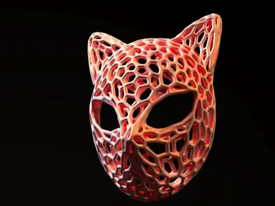Fox mask 3D print model