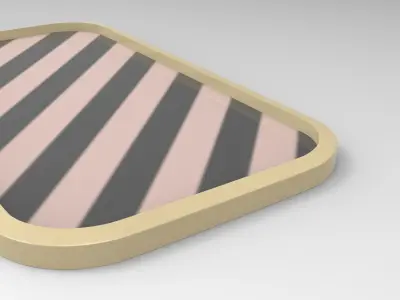 Zoos Pen Tray Low-poly 3D model