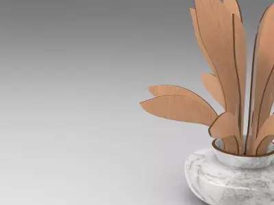Pugra Vase Low-poly 3D model