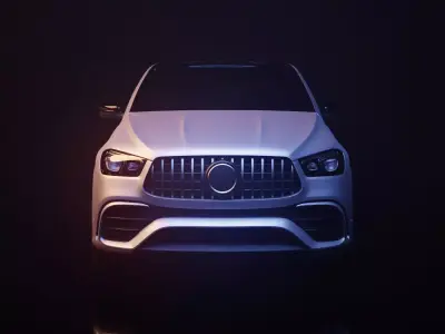 Mercedes Benz GLE 2022 Low-poly 3D model