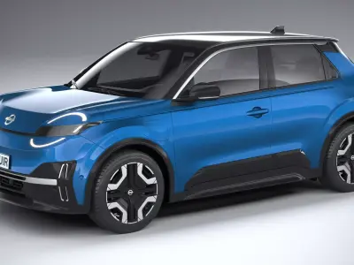 Nissan Micra EV 2026 3D model