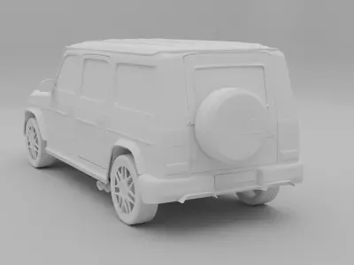 Mercedes AMG gclass G63 game ready 3D model