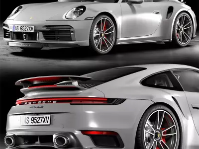Porsche 911 Turbo S 3D model