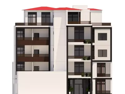 Building Real Estate model with Floor plans  3D model