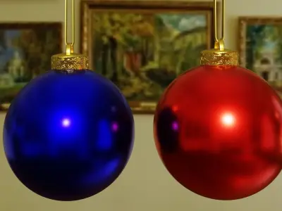 Christmas Balls 3D model