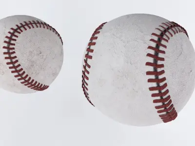 Rawlings  official league baseball Low-poly 3D model