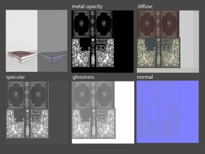 Decoration Set Diffuser 3D model