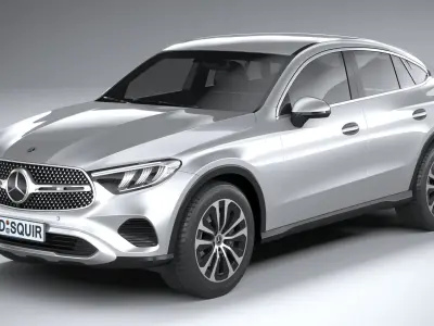 Mercedes-Benz GLC Coupe Basic 2024 3D model