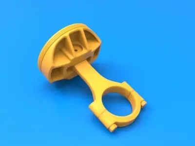 3D Printable Piston Assembly 3D print model