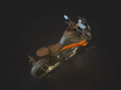 Base model KTM 1390 Super Duke GT 2025 3D model