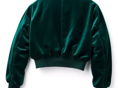 Emerald Satin Jacket model pack Low-poly 3D model