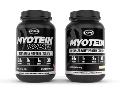 XPI Myotein Premium Protein 3D model