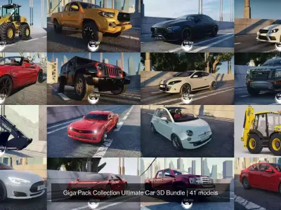 Giga Pack Collection Ultimate Car 3D Bundle