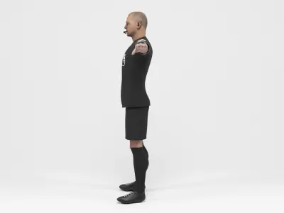Referee 1 soccer 3D model