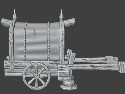 Merchant Carriage 3D print model