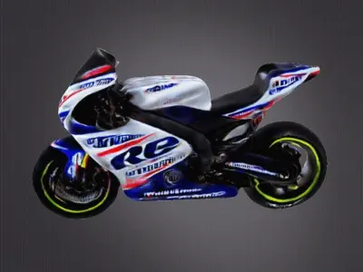 Racing motor 3D print model