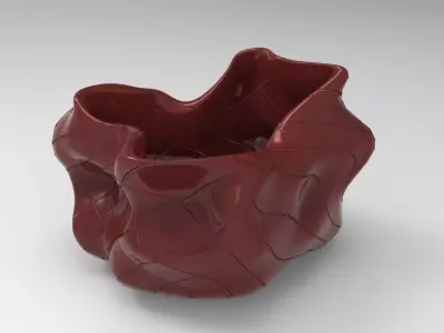 Biga Vase Low-poly 3D model