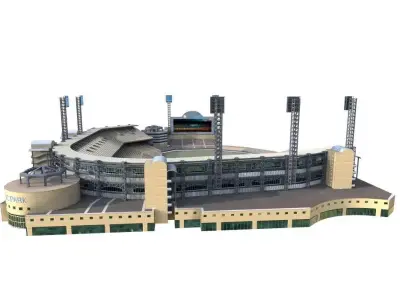 stadium Low-poly 3D model