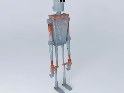 Rusted Robot Free 3D model