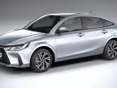 Toyota Yaris Sedan 2023 3D model