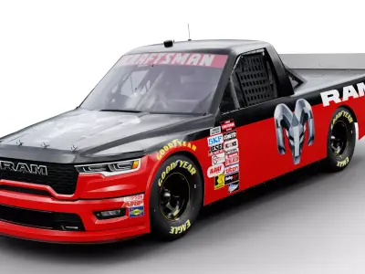 2026 NASCAR Craftsman Truck Series Ram 1500 3D model