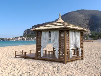 RG Alcove 2 Low-poly 3D model