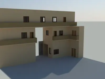 Warehouse for Steel Material 3D model