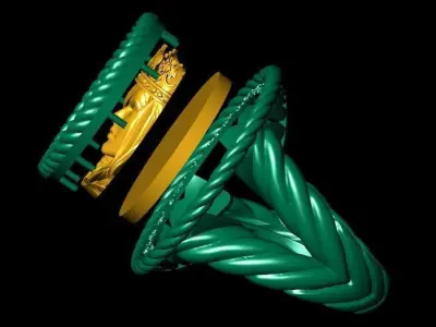 Queen on the Ring 3D print model