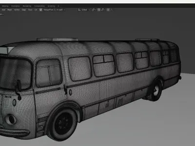 JelczOrSkoda bus 3D model