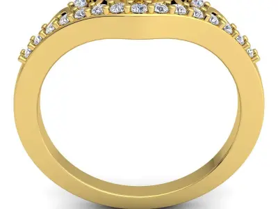 luxury Fancy Ring53 3D print model