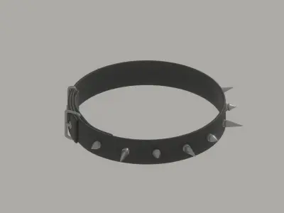 Spiked Collar 3D model