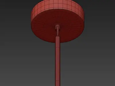 Cylinder Chandelier 3D model