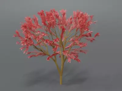 Low Poly Cartoon Tree Low-poly 3D model