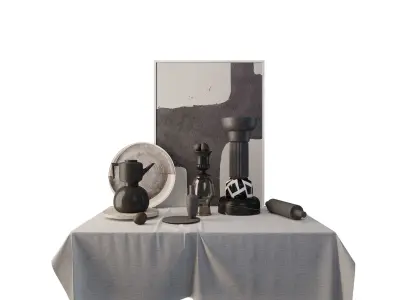 Decorative set N1 3D model