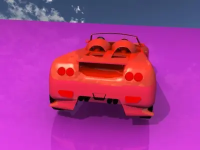 K1 Sports Car 3D model