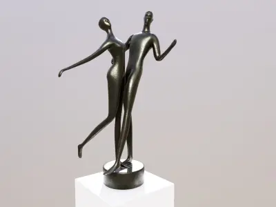 Sculptures Low-poly 3D model