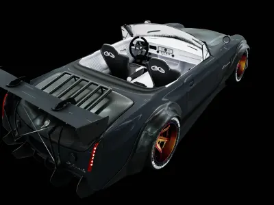 MG Cabrio Widebody Tuning version 3D model