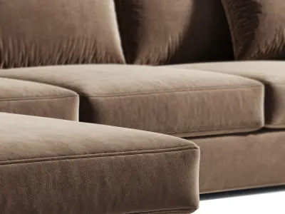 Keely modular sofa  3D model