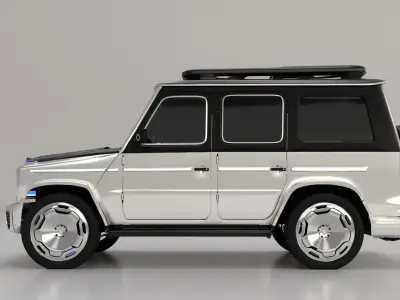 2022 Mercedes G-Class EQG SUV Electric 3D model