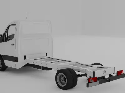 Mercedes-Benz Sprinter 316 CDI Single Cab 3D model
