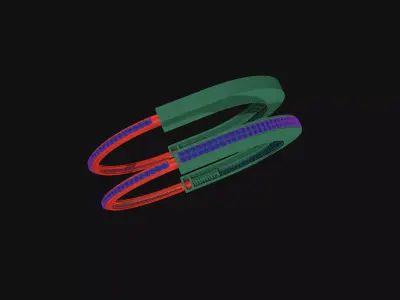 Bracelet Tiffany Lock Two Versions  3D print model