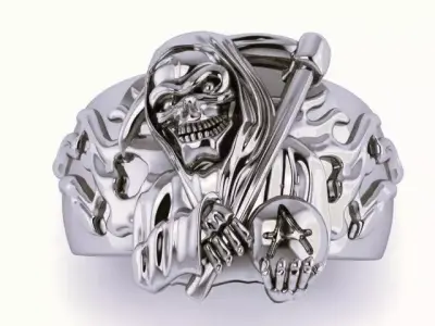 Men Fashion Ring 3D print model