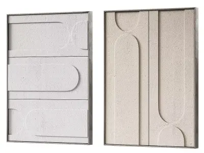 Wall art Arches Modern minimal artwork 3D model