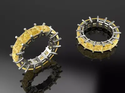 Jewelry Ring Gold 3D print model get