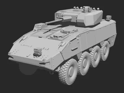 Piranha 5 romanian 3D print model