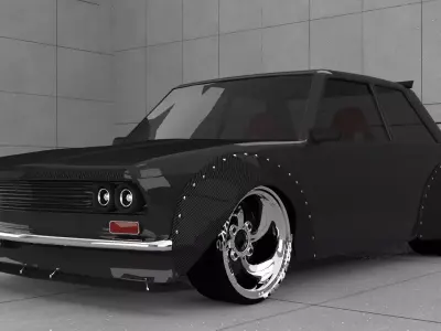 nissan datsun gt-r 510 ksbworks 3D model