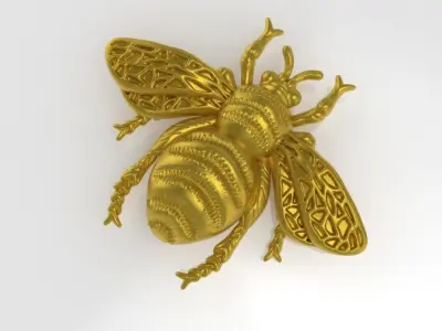 bee pendant  3D print model