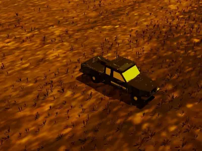 Basic Truck Textured  3D model