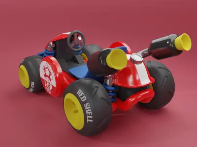 2025 Switch 2 Mario Kart World 3D model