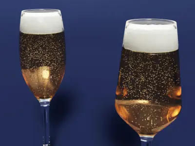 Drink Glass - Champagne 3D model